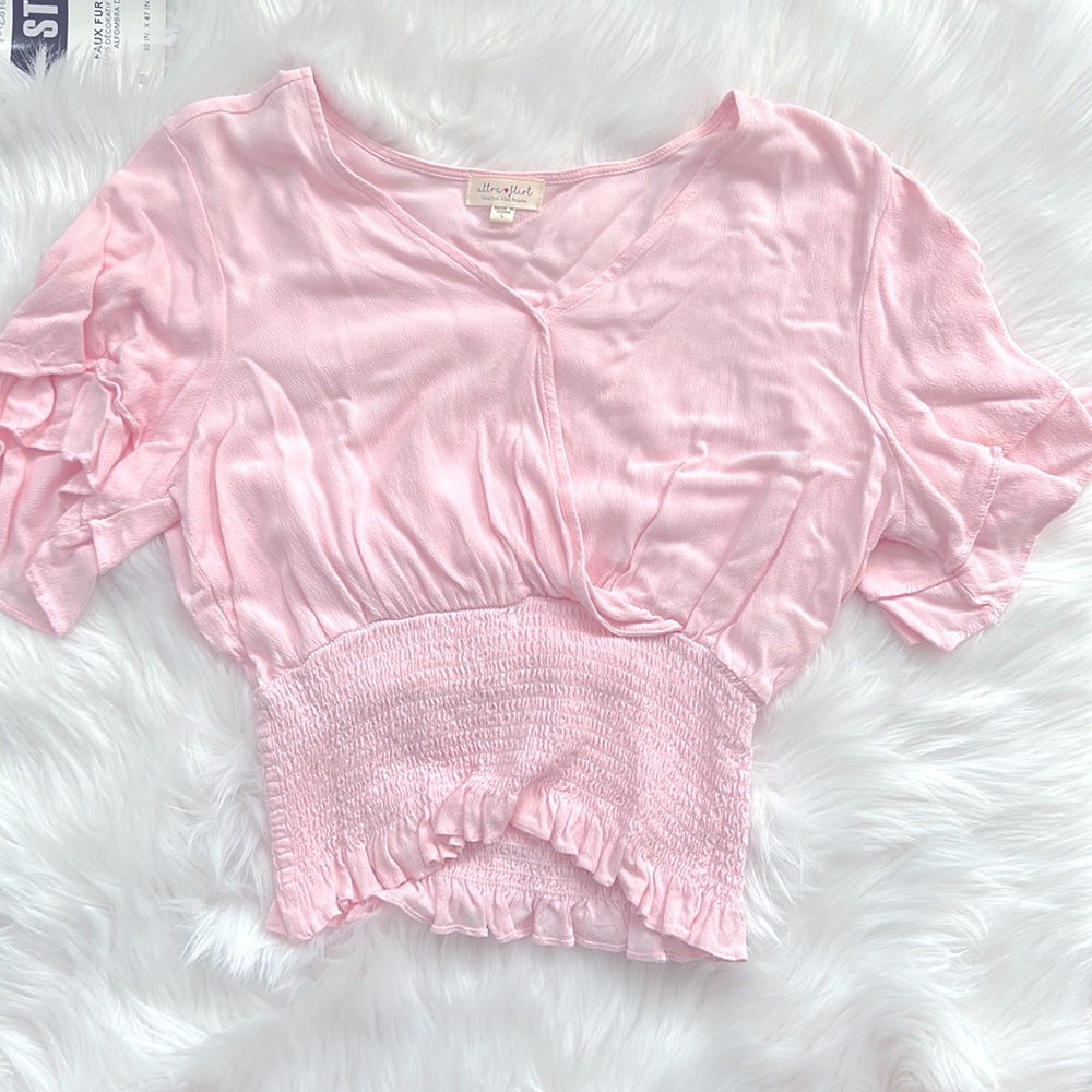 Ultra Flirt Pink Women’s Blouse